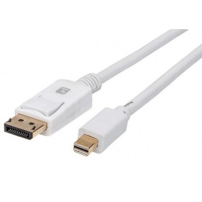 Techly Cavo Video Mini DisplayPort Maschio a DisplayPort Maschio 4K 60Hz 2m Bianco