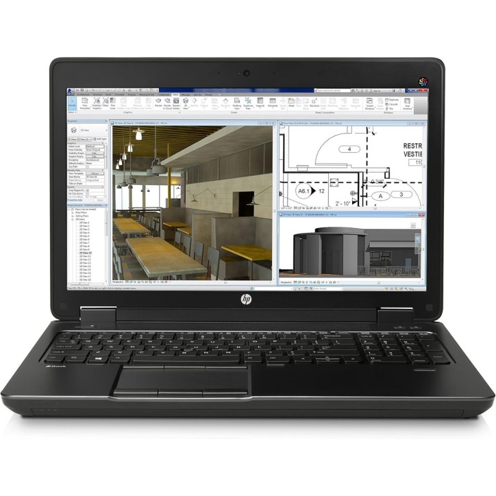 HP ZBook 15 G2 Notebook 15.6" Full HD Intel i7-4810MQ Ram 32Gb SSD 512Gb Nvidia Quadro K1100M (Ricondizionato Grado A)