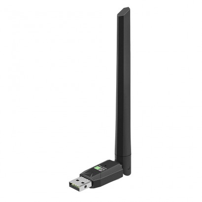 NWWFUSB433BT Nuwo NWWFUSB433BT Adattatore USB WiFi 600Mbps Dual Band + Bluetooth 5.0 Antenna 5dbi
