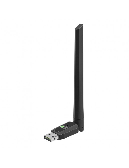 Nuwo NWWFUSB433BT Adattatore USB WiFi 600Mbps Dual Band + Bluetooth 5.0 Antenna 5dbi