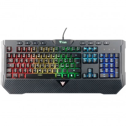 ITKGMMQ11 ITEK Tastiera Gaming USB Q11 Membrana RGB Multimediale