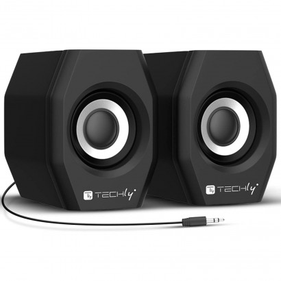 ICC-SP-320STY Techly Set Casse Altoparlanti USB 2.0 Jack 3,5mm SP-320STY