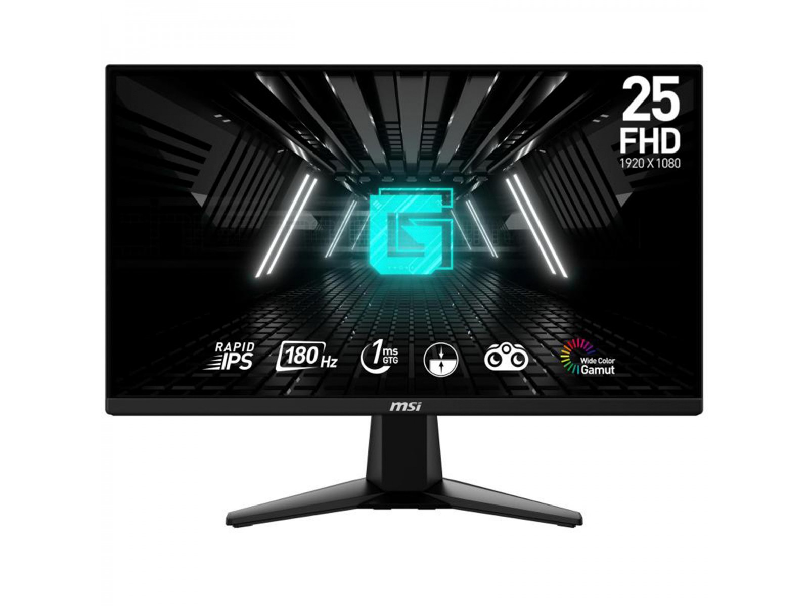 9S6-3BC01M-002 MSI G255F Monitor Gaming 24.5" (1920 x 1080) IPS FULL HD 180 HZ 1ms 2 HDMI 1 DisplayPort 9S6-3BC01M-002 MSI G255F Monitor Gaming 24.5" (1920 x 1080) IPS FULL HD 180 HZ 1ms 2 HDMI 1 DisplayPort