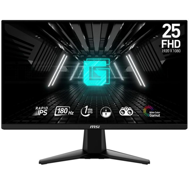 MSI G255F Monitor Gaming 24.5" (1920 x 1080) IPS FULL HD 180 HZ 1ms 2 HDMI 1 DisplayPort MSI G255F Monitor Gaming 24.5" (1920 x 1080) IPS FULL HD 180 HZ 1ms 2 HDMI 1 DisplayPort