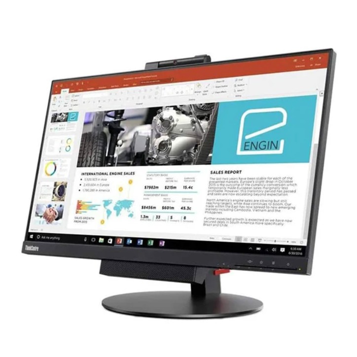 Lenovo All-In-One ThinkCentre TIO 22" Gen3 + Computer Lenovo Tiny M920Q Intel i5-8400T Ram 8Gb SSD 240Gb Webcam Freedos (Ricond