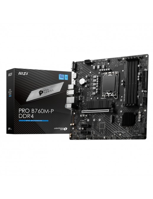 PRO-B760M-P-DDR4 MSI PRO B760M-P DDR4 Scheda Madre Socket Intel LGA 1700