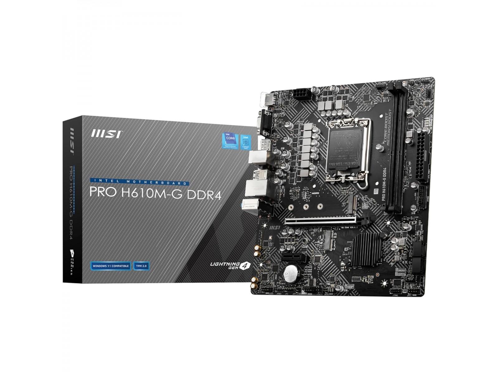 MSI-PRO-H610M-G-DDR4 MSI PRO H610M-G DDR4 Scheda Madre Socket Intel LGA 1700 MSI-PRO-H610M-G-DDR4 MSI PRO H610M-G DDR4 Scheda Madre Socket Intel LGA 1700