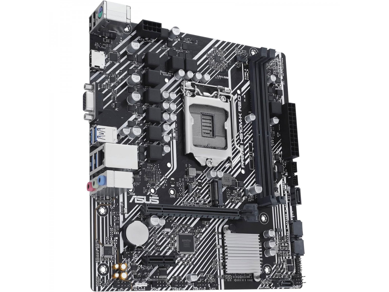 90MB1E80-M0EAY0 ASUS Prime H510M-K R2.0 Scheda Madre Intel LGA 1200 90MB1E80-M0EAY0 ASUS Prime H510M-K R2.0 Scheda Madre Intel LGA 1200
