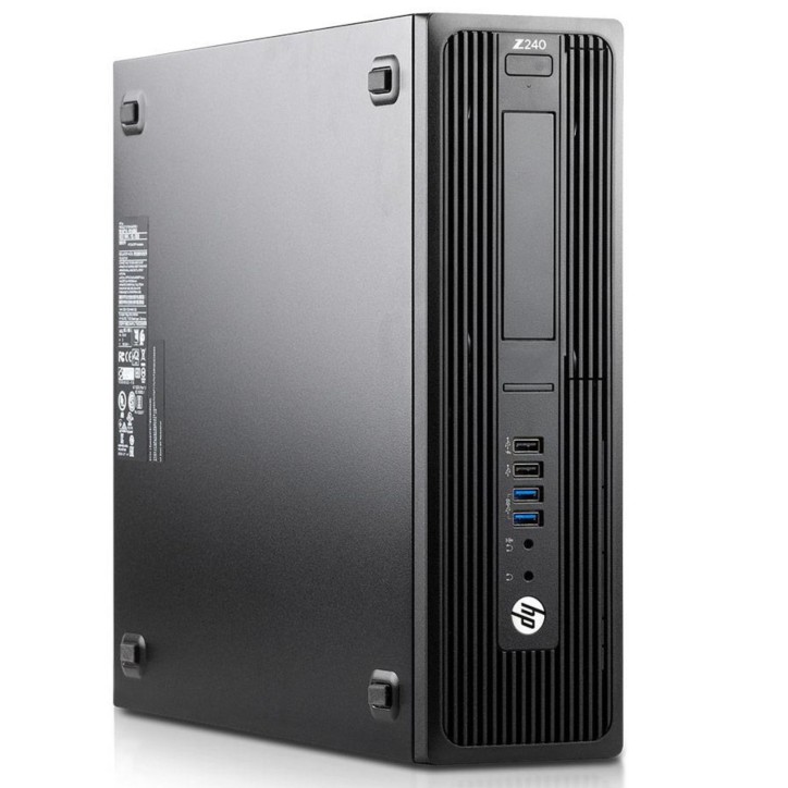Z240-SFF-I7-6700 HP Workstation Z240 SFF PC Computer Intel i7-6700 Ram 32GB SSD 1TB Freedos (Ricondizionato Grado A)