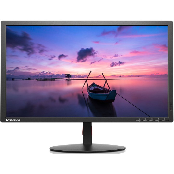 Monitor 24" 16:9 Lenovo T2424pA Full HD IPS HDMI DP VGA USB Nero (Ricondizionato Grado A)