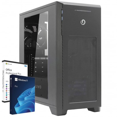 PC Computer Assemblato AMD Ryzen 5 8600G Ram 32GB DDR5 SSD 1TB NVMe Windows 11 Pro + Office 2021