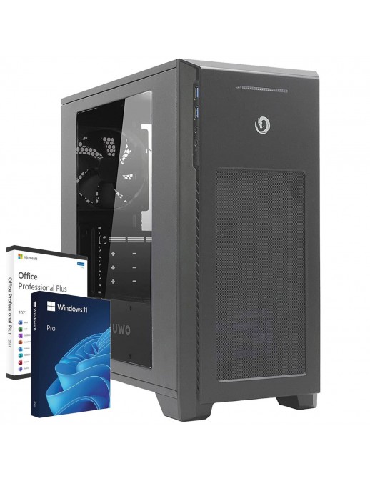 PC Computer Assemblato AMD Ryzen 5 8600G Ram 32GB DDR5 SSD 1TB NVMe Windows 11 Pro + Office 2021