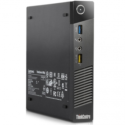 Lenovo ThinkCentre M93p Tiny PC Computer Intel Core i7-4765T Ram 8GB SSD 240GB Freedos...