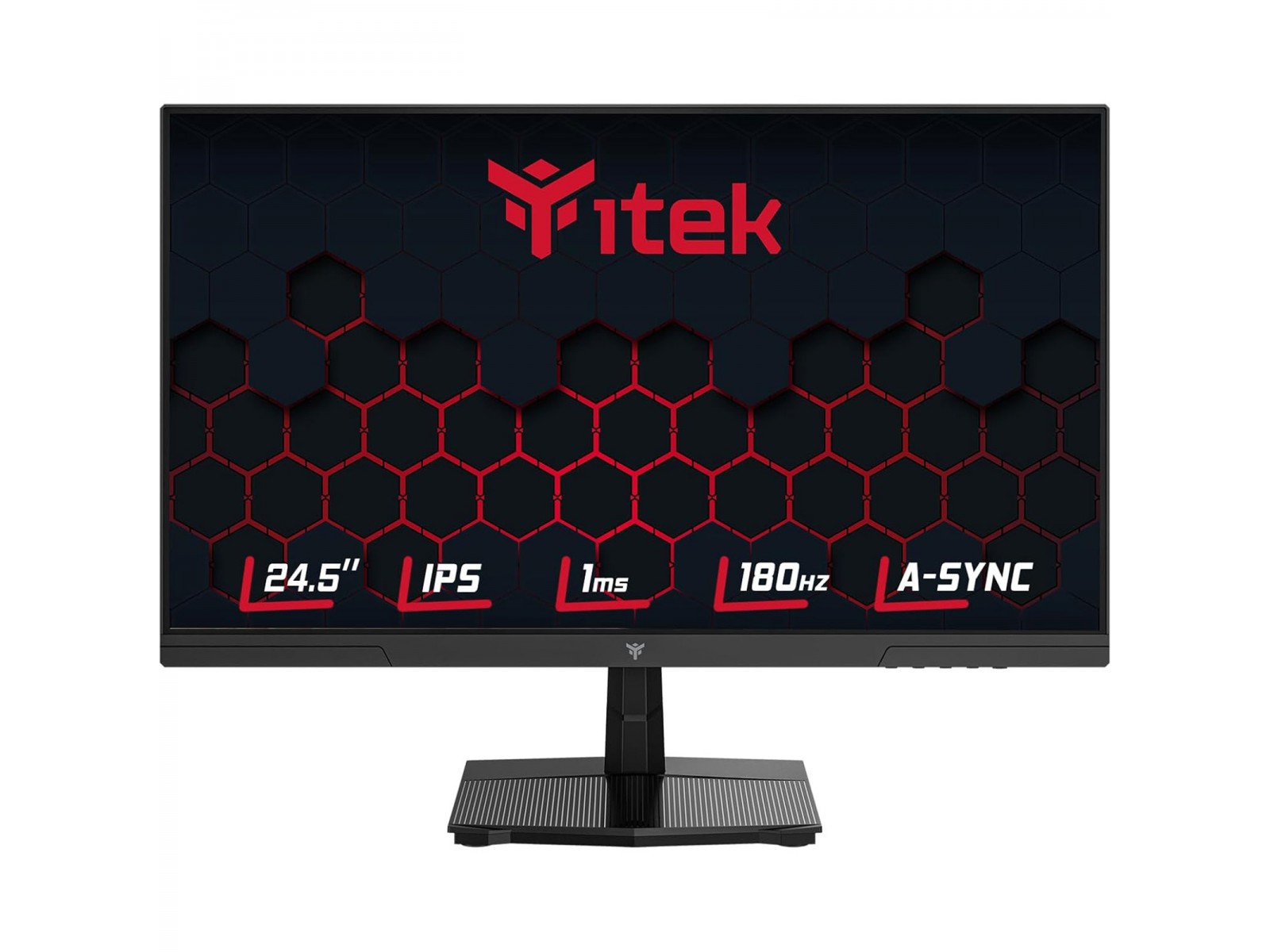 ITMF24I181FHD2 ITEK Monitor GGF 24.5", FHD 1920x1080, IPS, 180Hz, 16:9, 1ms, HDMI, DP, HDR, Adaptive Sync