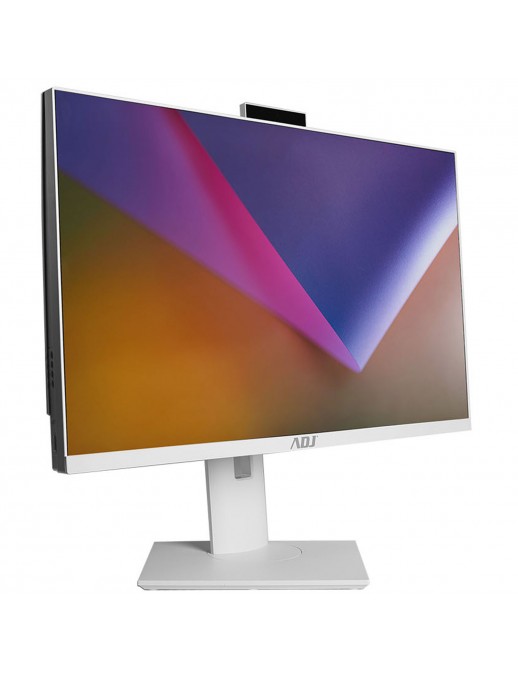 ADJ PC Computer All-In-One 23.8" FHD Intel i5-12450H Ram 16GB SSD 1TB M.2 Webcam Win 11 Pro Bianco