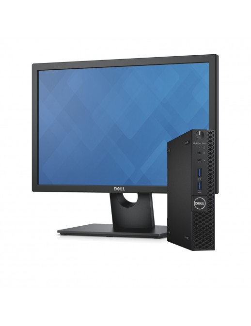 PC + Monitor 19.5" Ricondizionato Dell Optiplex 3050 Mini Intel i5-6400T Ram 8GB SSD 512GB Freedos (Ricondizionato)