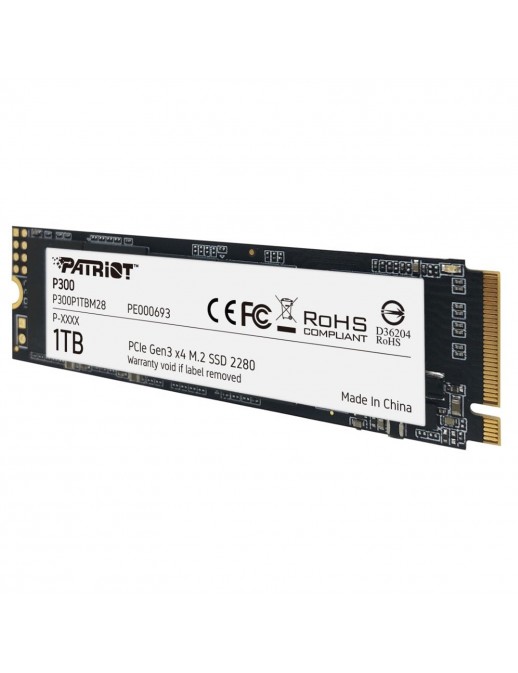 Patriot SSD 1TB P300 M.2 NVMe PCIe Gen 3.0