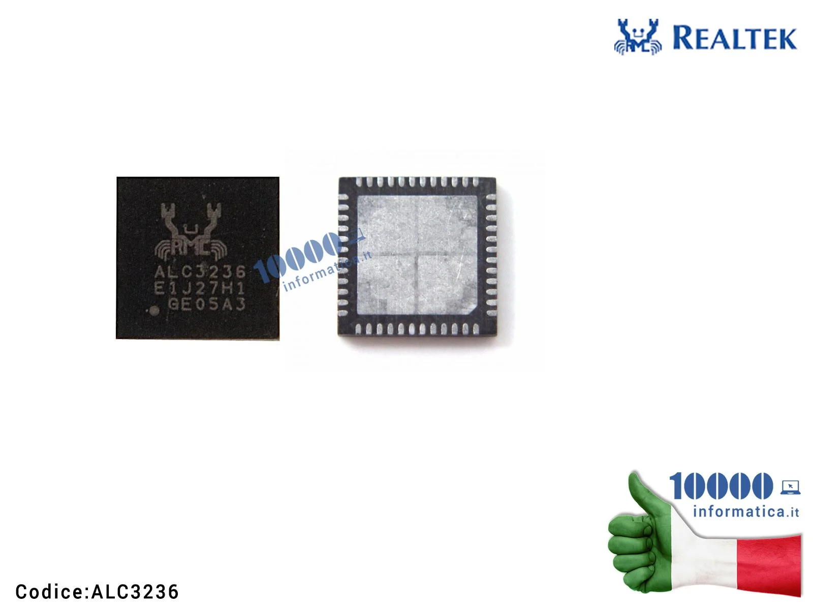 ALC3236 IC Chip REALTEK ALC 3236 ALC323G ALC3236 QFN48 Audio Codec