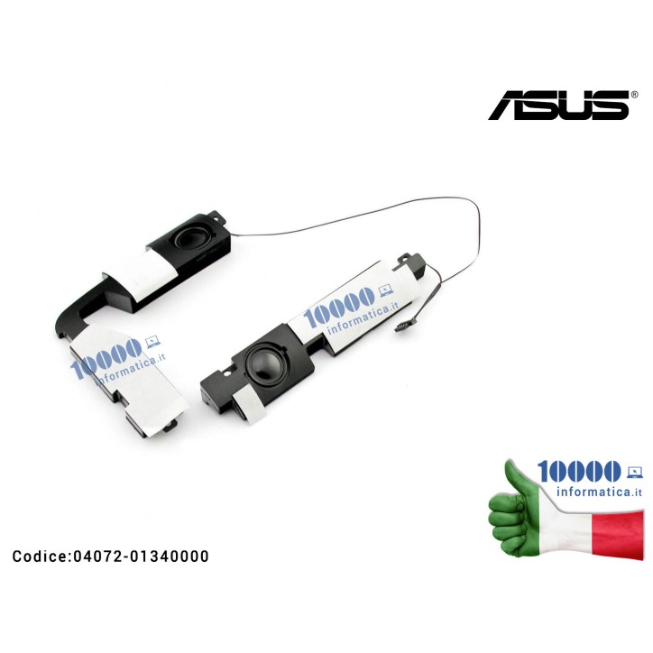 Altoparlanti Speaker SET per Notebook ASUS X554 X555 F554 F555 (L+R) Altoparlanti Speaker ASUS X555L X555LD R556LD A555L A555LD X554L X554LD F555LD X555LJ F555LJ F555L F555 X555U X555UJ X555UL 04072-01340000 Altoparlanti Speaker SET per Notebook ASUS X554 X555 F554 F555 (L+R) Altoparlanti Speaker ASUS X555L X555LD R556LD A555L A555LD X554L X554LD F555LD X555LJ F555LJ F555L F555 X555U X555UJ X555UL 04072-01340000