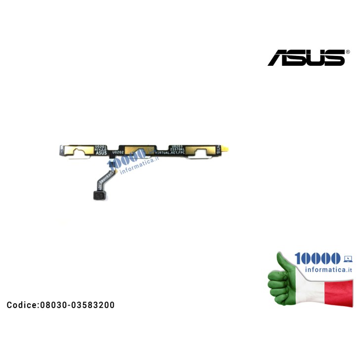 Tasti Soft Touch VIR KEY FPC ASUS ZenFone 3 Deluxe ZS570KL (Z016D) 08030-03583200