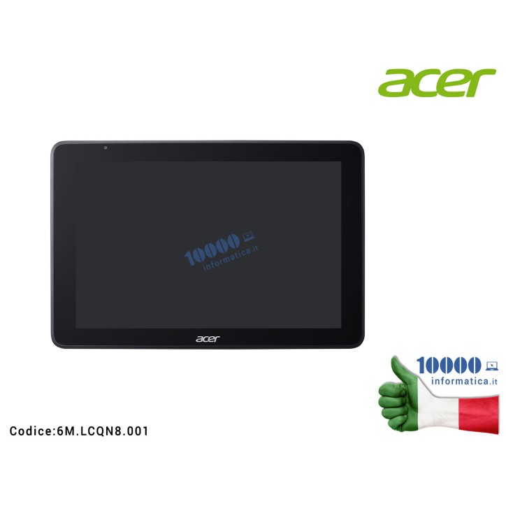 Display LCD con Vetro Touch Screen ACER One 10 Iconia S1003 6M.LCQN8.001 6MLCQN8001